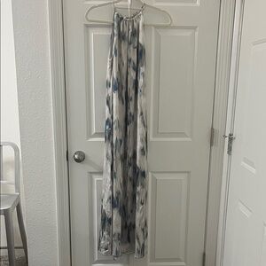 Zara Elegant Blue and Gray tie dye maxi size small